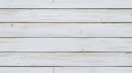 Naklejka premium White wooden planks arranged horizontally, showcasing the natural grain and texture of the wood.