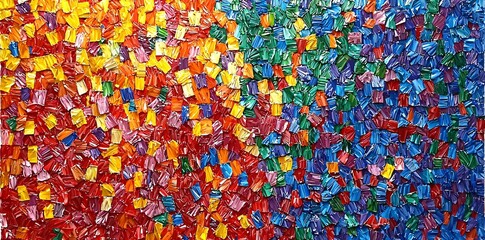 Fototapeta premium Abstract Colorful Mosaic Painting