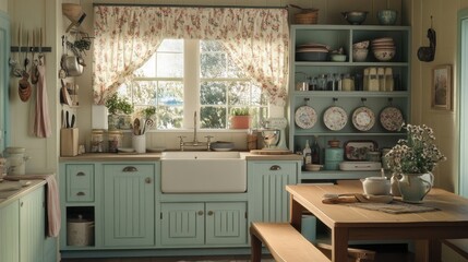 Rustic Kitchen with Farmhouse Charm