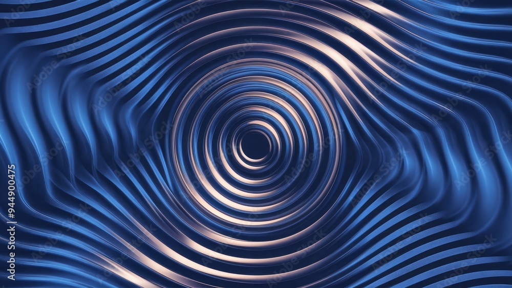 Aufkleber oscillating frequency waves pattern - abstract design for science, education, and research.