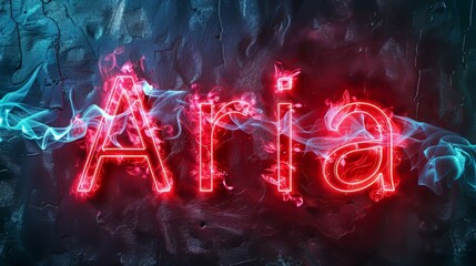 Backlighting personalized name postcard perfect for decor.