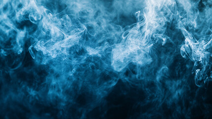Obraz premium Abstract Blue Smoke Background