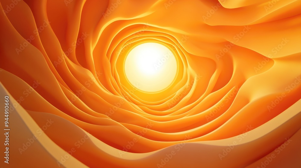 Aufkleber abstract background featuring a sun hole in 3d cartoon rendering