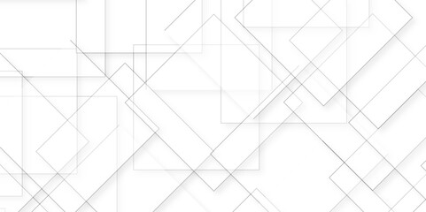 Metal grid isolated on the white background. Abstract lines in black and white tone of many squares and rectangle shapes on white background.