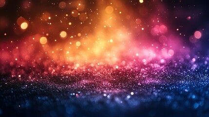 Obraz premium Colorful sparkling background with scattered light