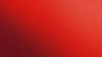 Fototapeta premium Red grainy gradient background, grainy texture effect, web banner design copy space