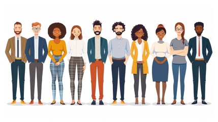 Obraz premium Inclusivity and Diversity: Colleagues who prioritize inclusivity, valuing diverse viewpoints and ensuring that all individuals feel welcomed and respected at work. 