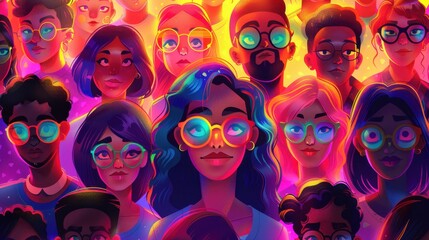 Fototapeta premium Inclusivity and Diversity: Colleagues who create an inclusive atmosphere, where diverse views are embraced and all team members feel welcome and respected. 