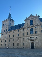 Royal Site of San Lorenzo de El Escorial near Madrid in Spain