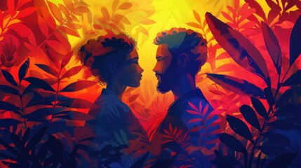 Fototapeta premium Empathy and Understanding: Colleagues who offer support and understanding during tough times, showing genuine care for one another’s well-being. 