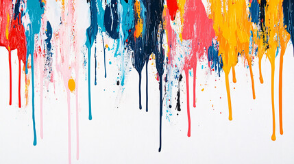 Fototapeta premium Abstract Dripping Paint Background