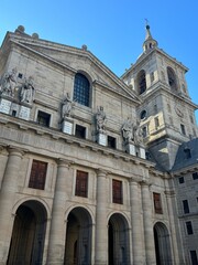 Fototapeta premium Royal Site of San Lorenzo de El Escorial near Madrid in Spain