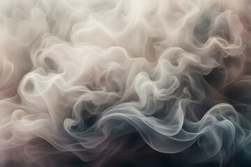 Fototapeta premium A close up of smoke with sharp jagged edges creating a sense of intensity and movement, AI Generated