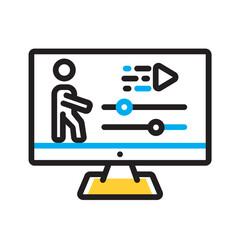 Multi color icon for Animation