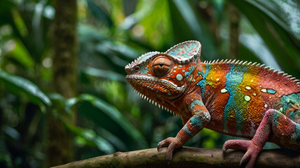 iguana on a branch