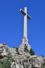 Holy Cross at Basilica of the Holy Cross of the Valley of the Fallen in El Escorial, Spain