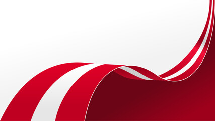 wavy latvia flag vector background with copy space for text. latvia national day