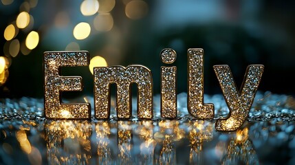 Backlighting personalized name postcard perfect for decor.