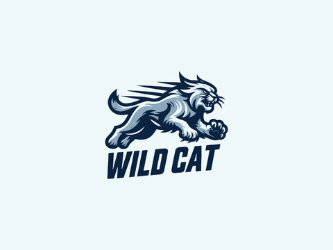 wildcat logo vector illustration