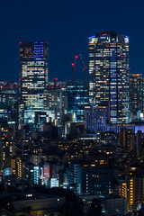 東京夜景　恵比寿から六本木方面を望む