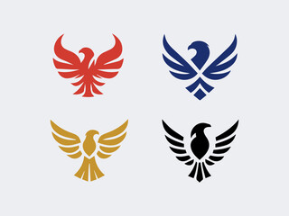 set of wings falcon logo