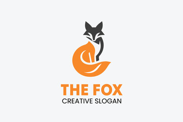 the fox logo vector