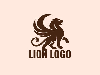 lion logo vector illustration. modern lion logo