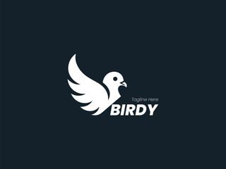 birdy logo vector illustration