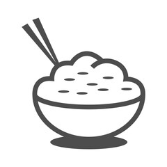 Rice icon logo design