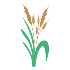 Rice icon logo design