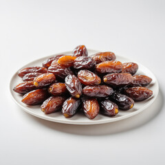 Natural delicious Dates in Clean Background