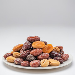Natural delicious Dates in Clean Background