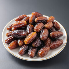 Natural delicious Dates in Clean Background