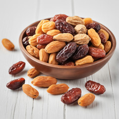 Natural delicious Dates in Clean Background