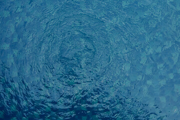 Water bubbles from the pool. Dark, sad, moody and dramatic background. Water ripple texture.