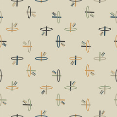 Textile motif seamless pattern. Lux fabric design textile swatch ladies dress, man shirt all over print block. 