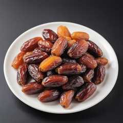 Natural delicious Dates in Clean Background