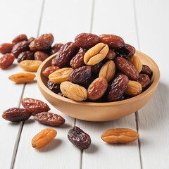 Natural delicious Dates in Clean Background