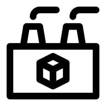 recommend clip art: factory, manufacture, production, manufactory, industry outline icon