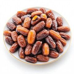 Natural delicious Dates in Clean Background