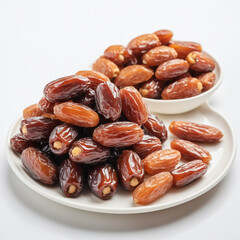 Natural delicious Dates in Clean Background