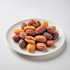 Natural delicious Dates in Clean Background