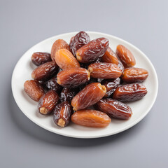 Natural delicious Dates in Clean Background