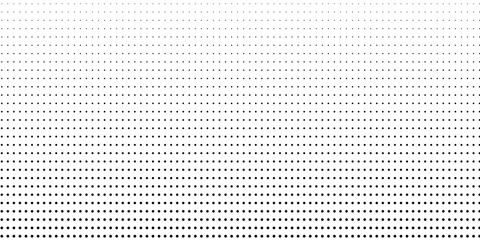 Halftone gradient. Dotted gradient, smooth dots spraying and halftones dot background seamless horizontal geometric pattern vector template set. eps 10