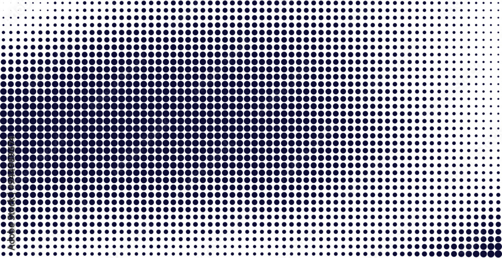 Aufkleber dot grid background with a gradient effect, featuring vintage comic noise. retro digital design with