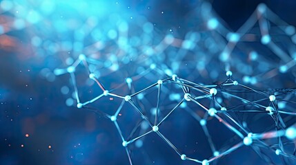 Obraz premium Abstract plexus DNA oragnic background