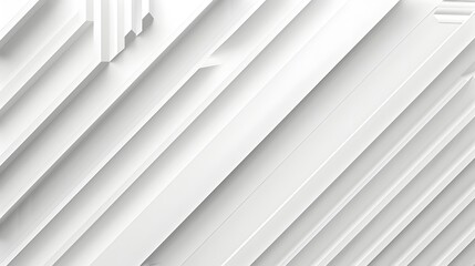 Obraz premium Abstract Flat White Lines Pattern Minimalist Geometric Design Textured Background