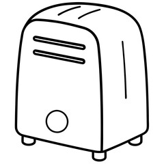 Electric Dehumidifier Art Line Vector