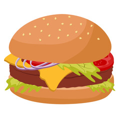Hamburger Illustration