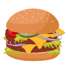 Hamburger Illustration
